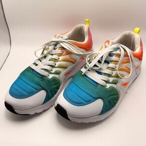 Zumba Air Lo 2.0 Multi Rainbow Gradient Dance Fitness Sneakers Womens 6.5